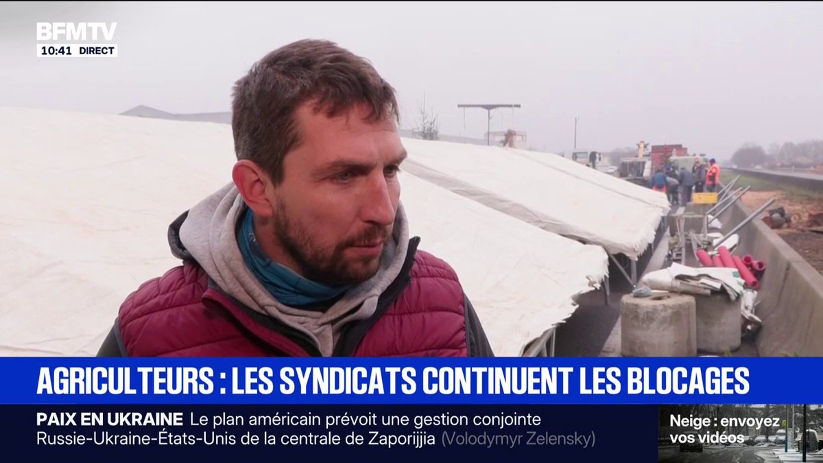 🇫🇷 ALERTE 🇫🇷 - "On ne pouvait pas lever le barrage": ces agriculteurs vont passer le réveillon de Noël sur l'A64 faire entendre leur colère Un ♥️ si tu soutiens les agriculteurs Pour suivre l’actualité, suivez nous ‼️ ´