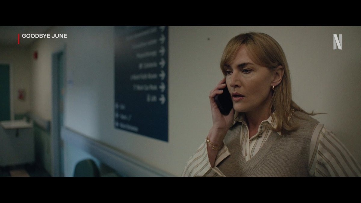 Kate Winslet directs GOODBYE JUNE, a moving drama about four adult siblings facing complicated family dynamics when their mother's health takes an unexpected turn. Now playing on Netflix.