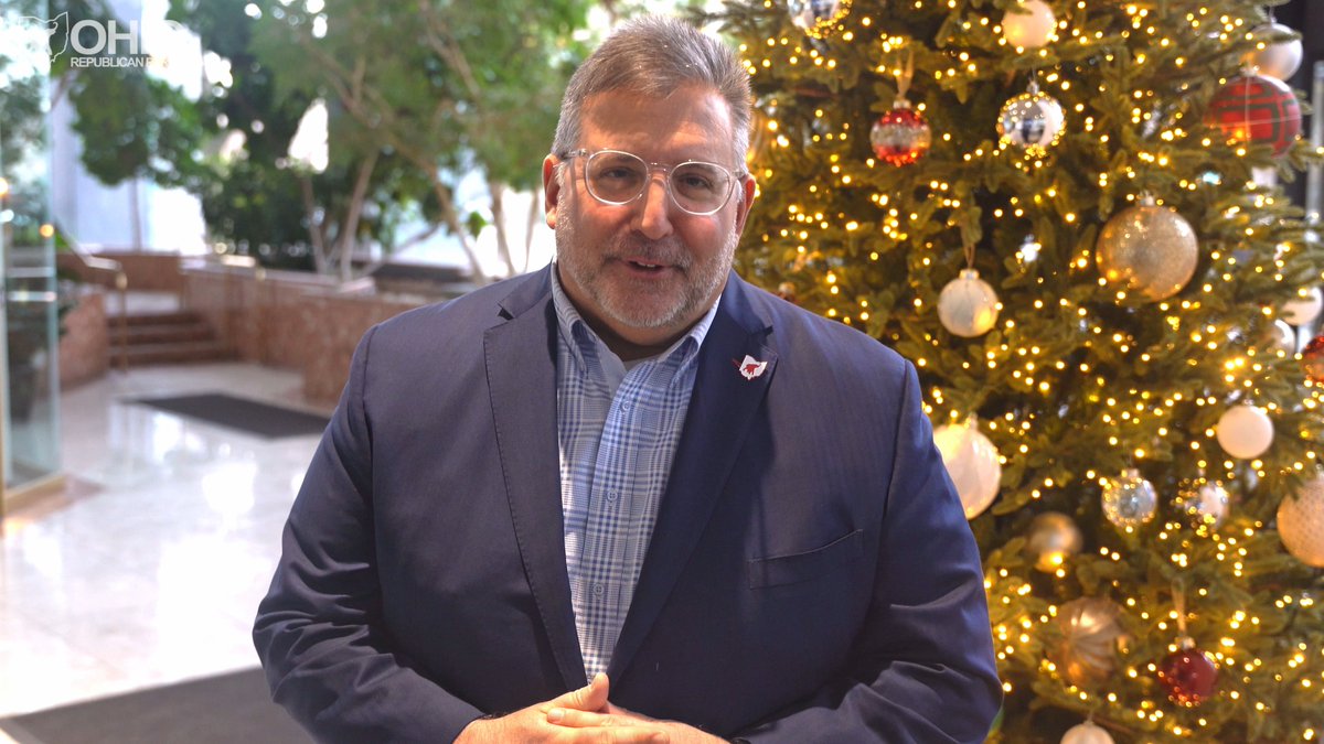 A Merry Christmas message from Alex Triantafilou 🇺🇸🐘🇺🇸 and the Ohio Republican Party ✝️🎄🎅