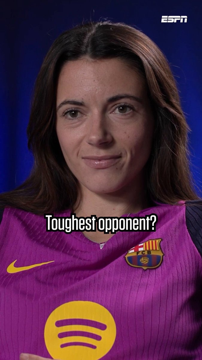 Quick-fire questions with Barcelona's Aitana Bonmatí 😮💨