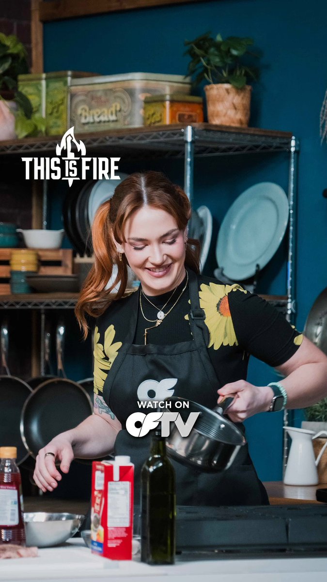 Freaking out on #ThisIsFire is a right of passage 💯 Tune in on OFTV for more Polly Esther Pants &amp; Amanda Nicole! Watch FREE: