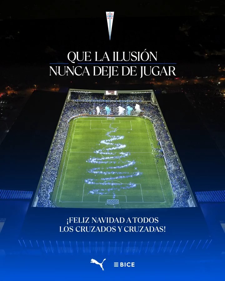 Les queremos desear una Feliz Navidad a toda la familia Cruzada 🤍💙🎄 Que esta noche esté llena de amor y momentos de alegría junto a sus seres queridos 🫂 ¡Esperamos sus fotos navideñas para celebrar juntos vistiendo La Franja! ⚪🔵