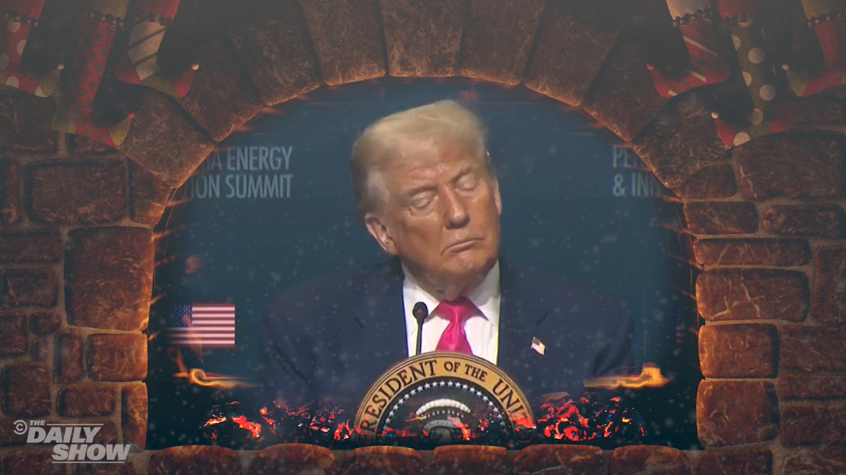 BREAKING: The Daily Show just released a devastating Merry Christmas to a sleeping Donald Trump. This is hilarious.