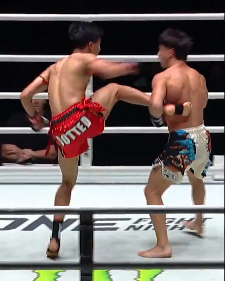 That kick should have knocked him out but he kept coming back up again and again. What a performance
