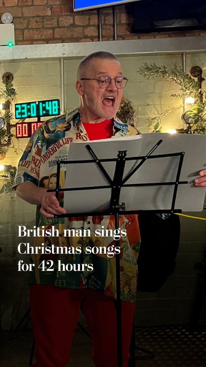 About a year ago, David Purchase began brainstorming ideas for a community Christmas event. He discovered that the current Guinness World Record for the longest Christmas singing marathon was 40 hours. “I thought, well, that’s manageable,” he said.