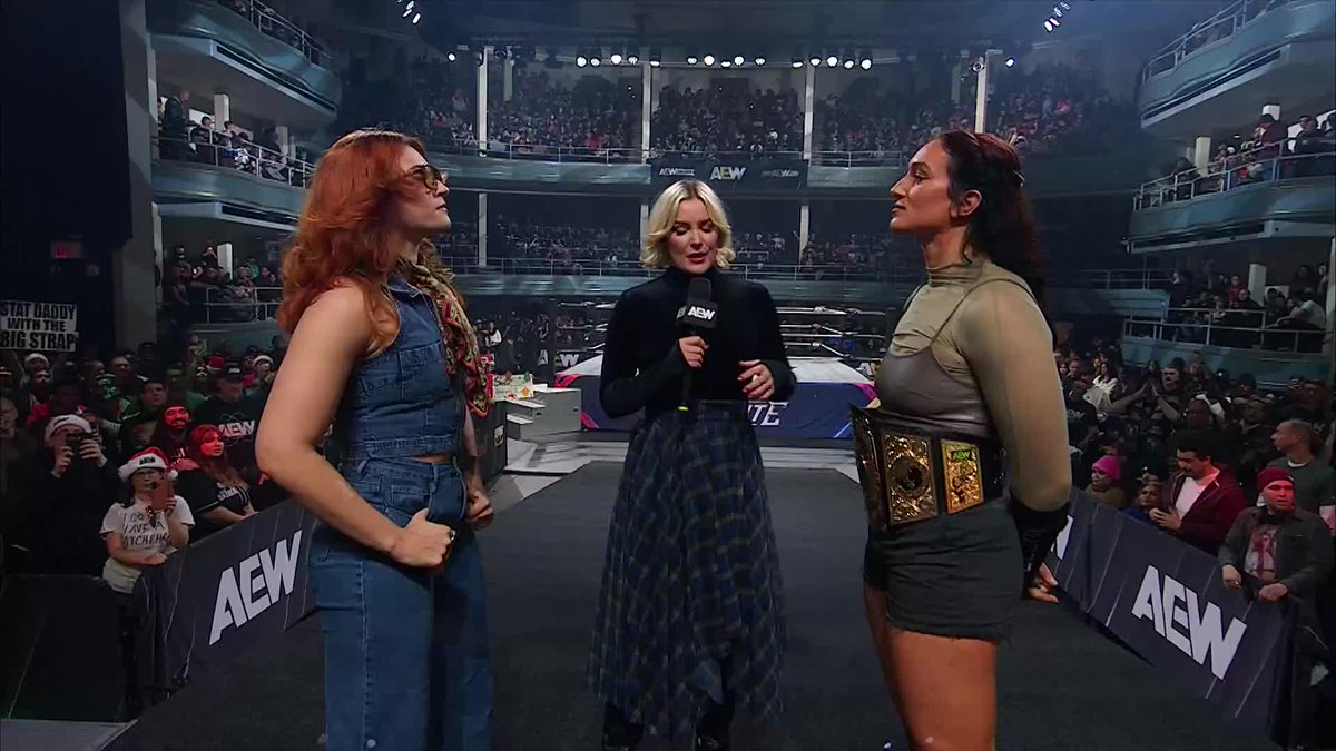 AEW Women's World Champion @CallMeKrisStat emphatically sends a final message to her challenger at #AEWWorldsEnd, JAMIE HAYTER! Watch #AEWDynamite on TBS &amp; HBO Max
