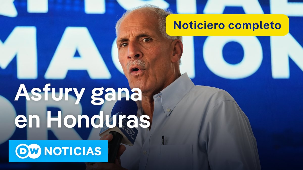 🔴 DW Noticias 24 diciembre: Nasry Asfura, aliado de Trump, declarado presidente electo de Honduras Asfura, empresario de la construcción de 67 años, ha prometido grandes proyectos de infraestructura, reforzar los lazos con EE UU y romper relaciones con China.