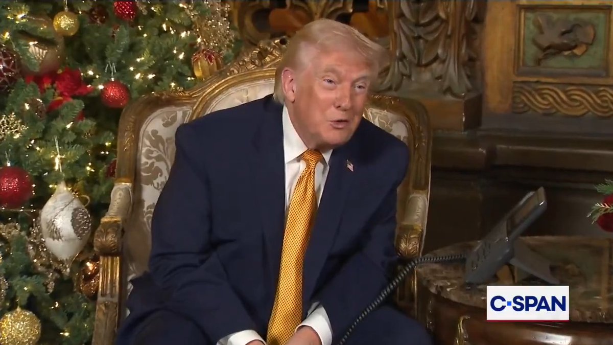 President Trump Participates in NORAD Christmas Eve Calls from Santa