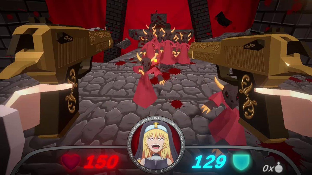 Demons are not the danger, YOU ARE THE DANGER!!! Check out the demo launch trailer for Guns and Nuns: Storming Hell.