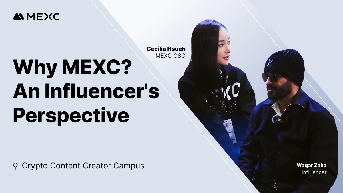 Why does Waqar Zaka trade on MEXC? At Crypto Content Creator Campus 2025 in Lisbon, MEXC CSO Cecilia Hsueh sits down with him for an honest take on trust, performance, and platform choice: