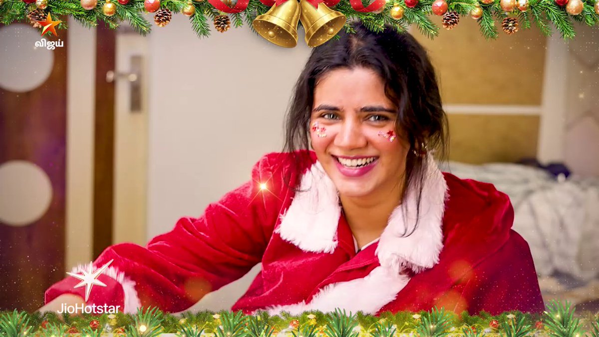 இவங்க தான் அந்த Secret Santa..😍😎 #Soundariya #MerryChristmas #VijayTV #VijayTelevision