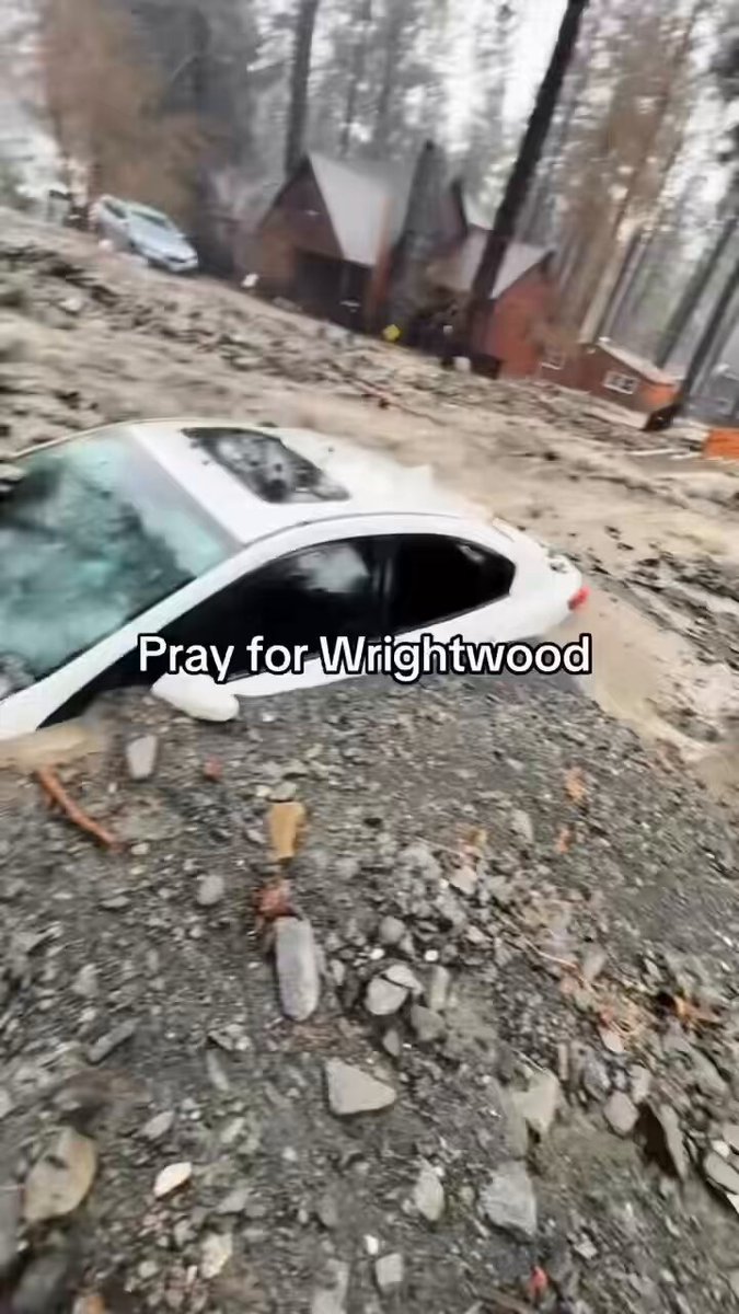 Wrightwood, California is in rough shape
