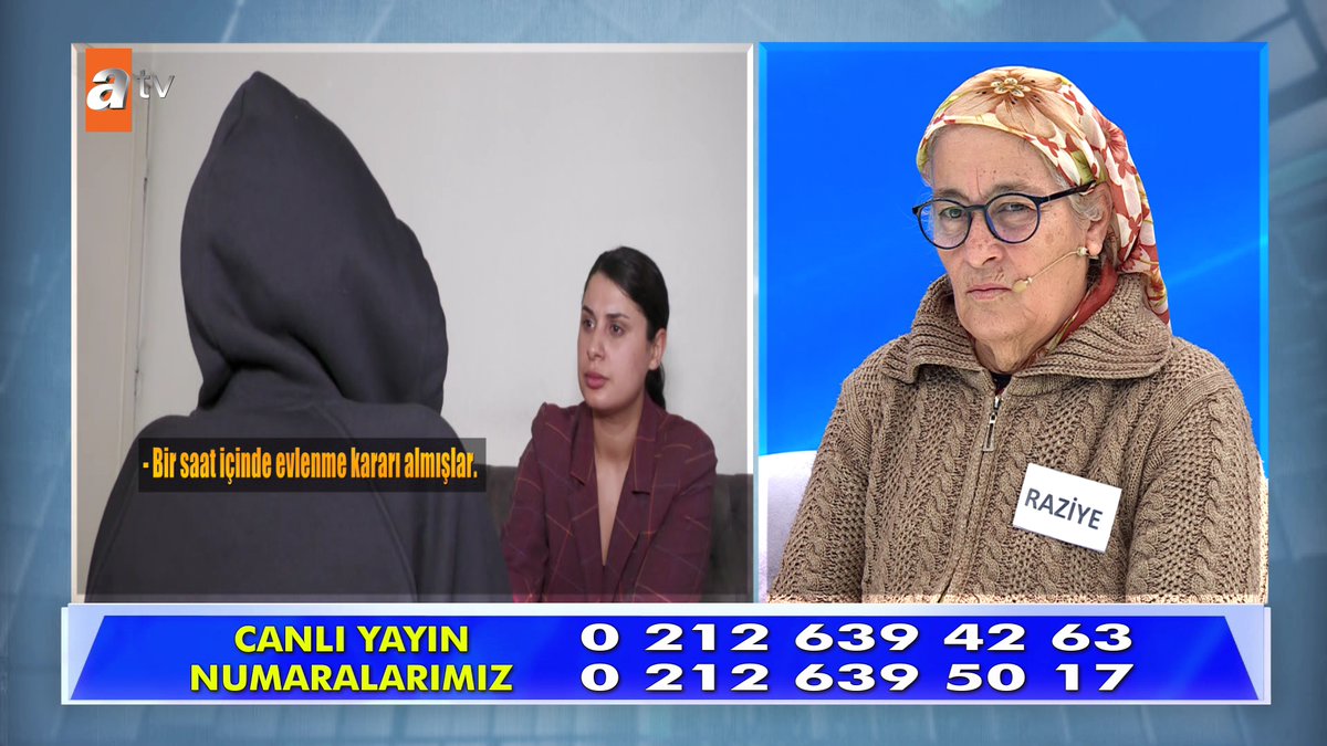 Raziye Yıldız'ı, Ercan Yılmaz ile tanıştırdığı iddia edildi. ''Ben tanıştırmadım, bir saat içinde evlilik kararı almışlar'' #MügeAnlıİleTatlıSert #MügeAnlı atv