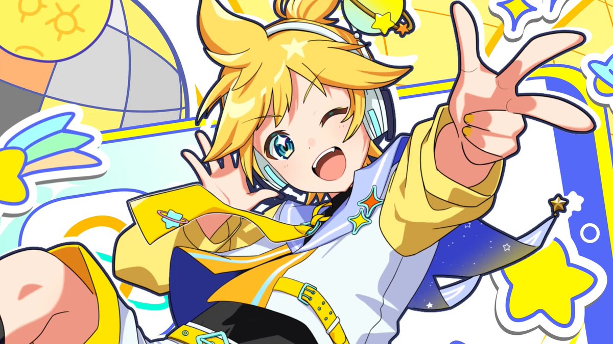 🌟#鏡音レン 18th Anniversary 書き下ろし楽曲🌟 『ハローイエローギャラクシー / 鏡音レン』 Youtube ニコニコ ※初音ミクチャンネルにて投稿