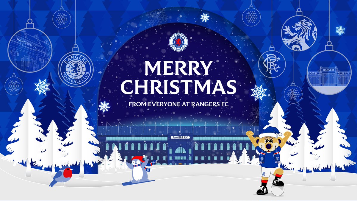 🎄 Wishing you a very Merry Christmas from everyone at Rangers! 💙 Thanks for your support this season. We hope you have a wonderful day with family and friends.