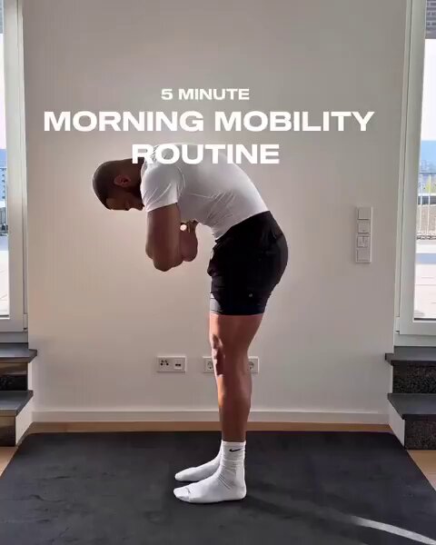 Full Body 5 Minute Morning Mobility Routine: 1.