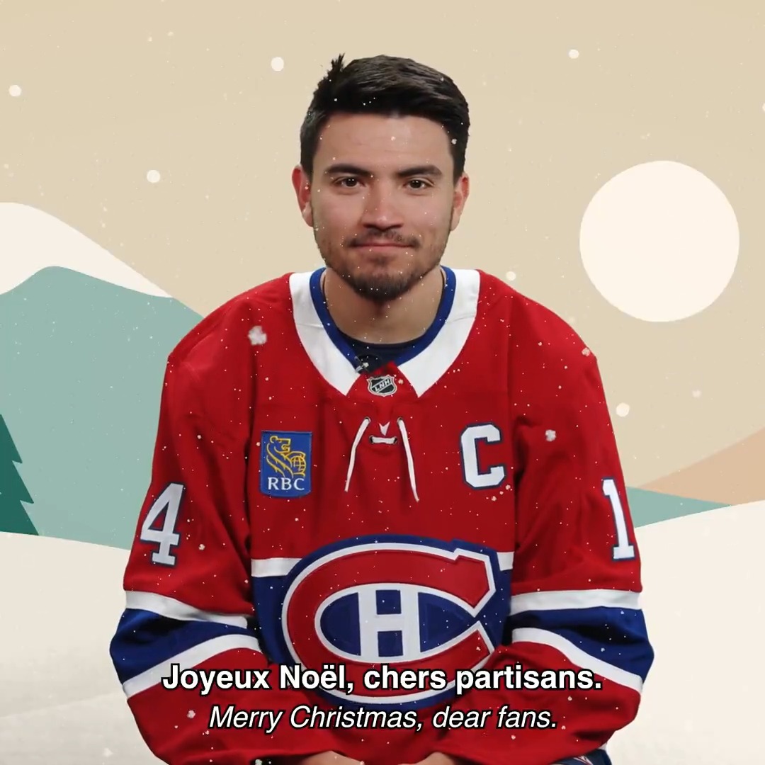 Joyeux Noël de la part du Tricolore! 🎅 Merry Christmas from the Canadiens! #GoHabsGo