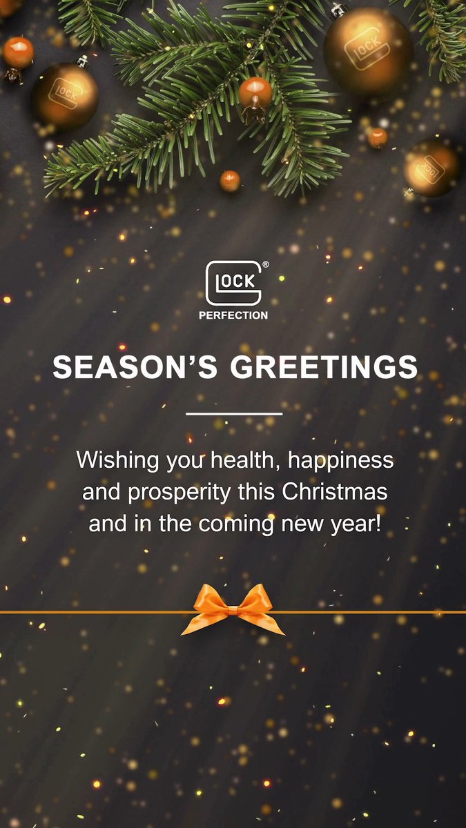 Season's Greetings and Merry Christmas from GLOCK🎄