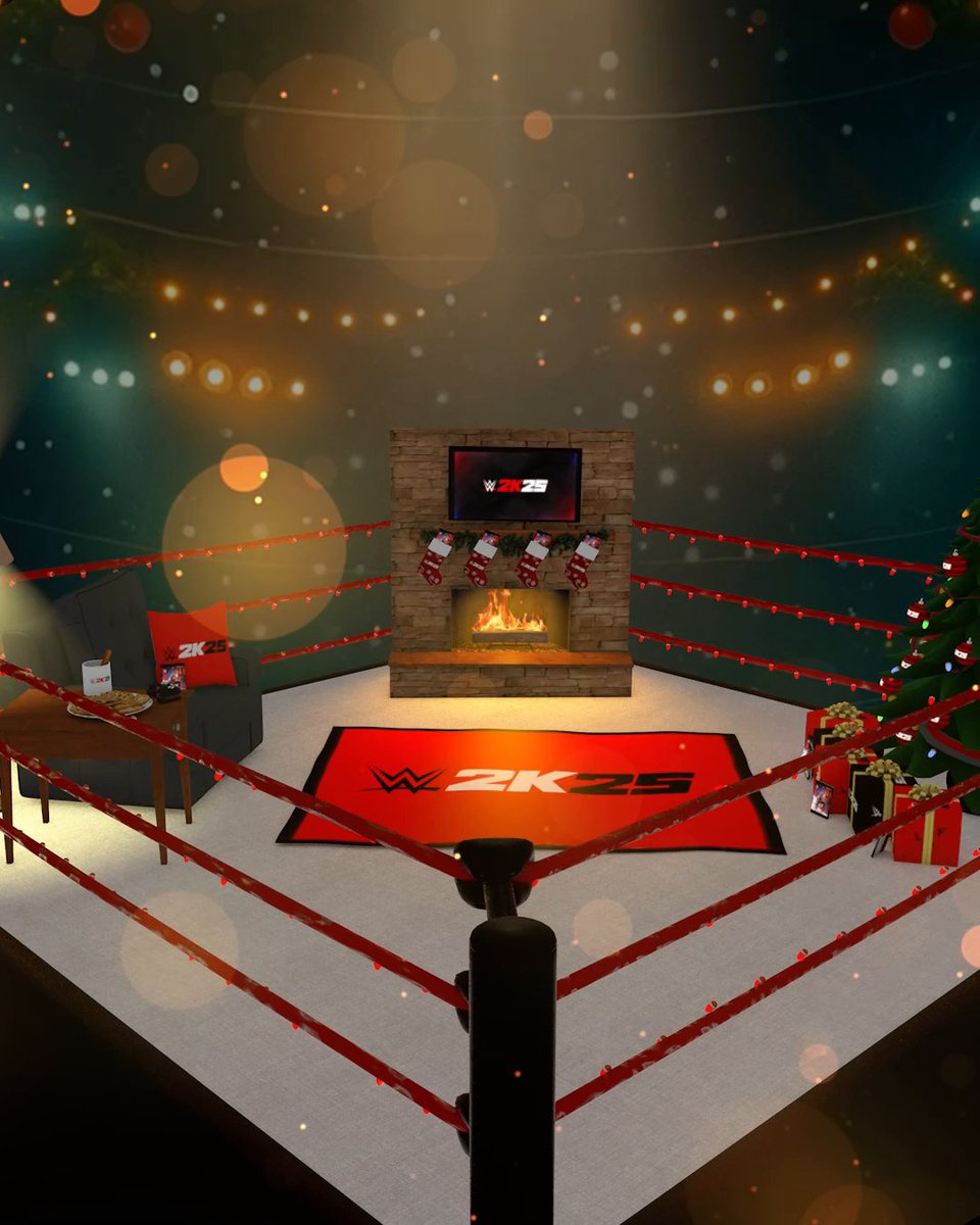 Happy Holidays from #WWE2K25! 🎄