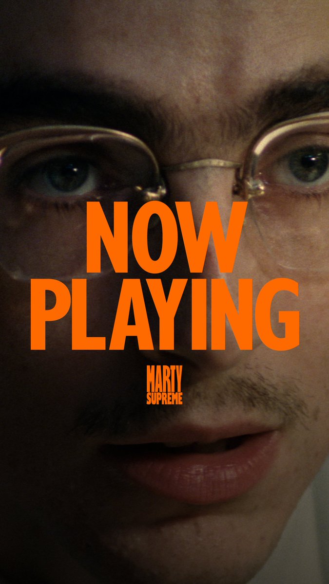 “The kind of movie that will make you want to stand up and cheer.” Josh Safdie's MARTY SUPREME starring Timothée Chalamet is now playing in theaters everywhere.