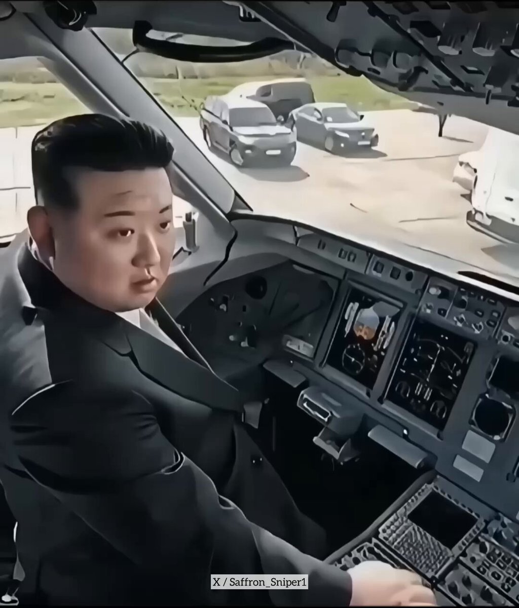 Kim Jong Un is the only world leader who can fly a big machine… Even the world’s biggest pilots call him for guidance 😂💀