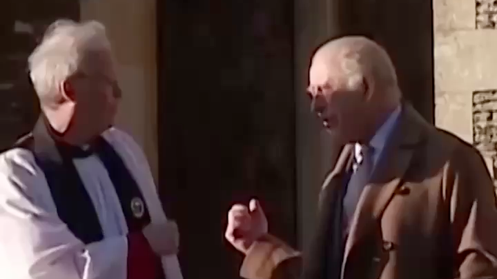King Charles III and Queen Camilla, along with the Prince and Princess of Wales, William and Kate, and their children, Princes George and Louis and Princess Charlotte, walked to St. Mary Magdalene Church on the king’s private Sandringham Estate for a Christmas Day service with extended family.