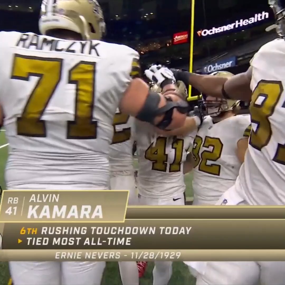 Christmas Day is always a good time to look back at Alvin Kamara's insane 6-touchdown performance in 2020 🎄 NFL Christmas Day on Netflix + Prime Video