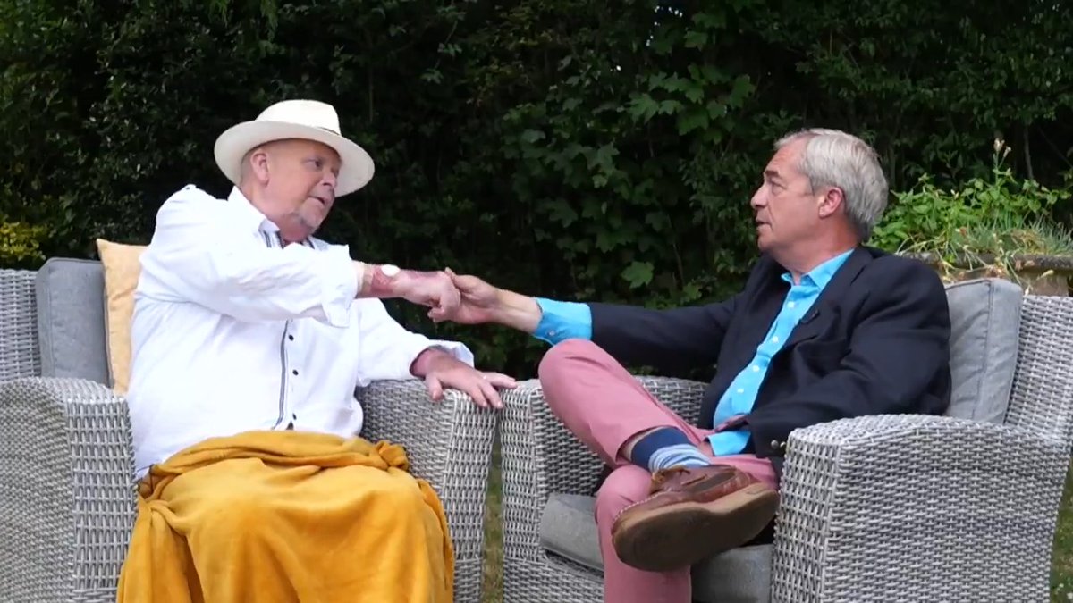 In tribute to the late James Whale, there is another chance to catch his final interview with Nigel Farage on Christmas Day at 5pm. James Whale MBE. Nigel Farage MP