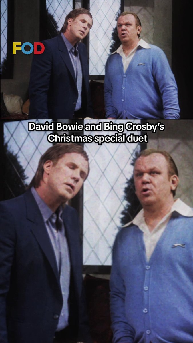 David Bowie and Bing Crosby sing a Christmas duet