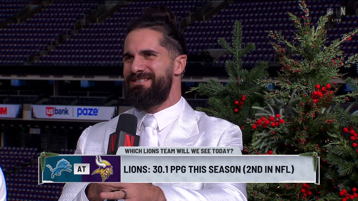 SETH ROLLINS BALL KNOWLEDGE. WWE Superstar Seth Rollins breaking down the Detroit Lions on NFL Christmas Gameday 🎄 LIVE now on Netflix!