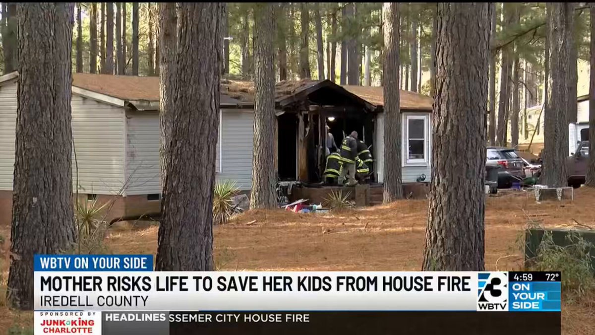 🚨#BREAKING: A North Carolina mother has been hailed a “Christmas hero” after she rescued all 3 of her young children, including a newborn baby, from a house fire. Shayla ran through the burning home, receiving 3rd degree burns on her face and arms to rescue every child. HERO!!!