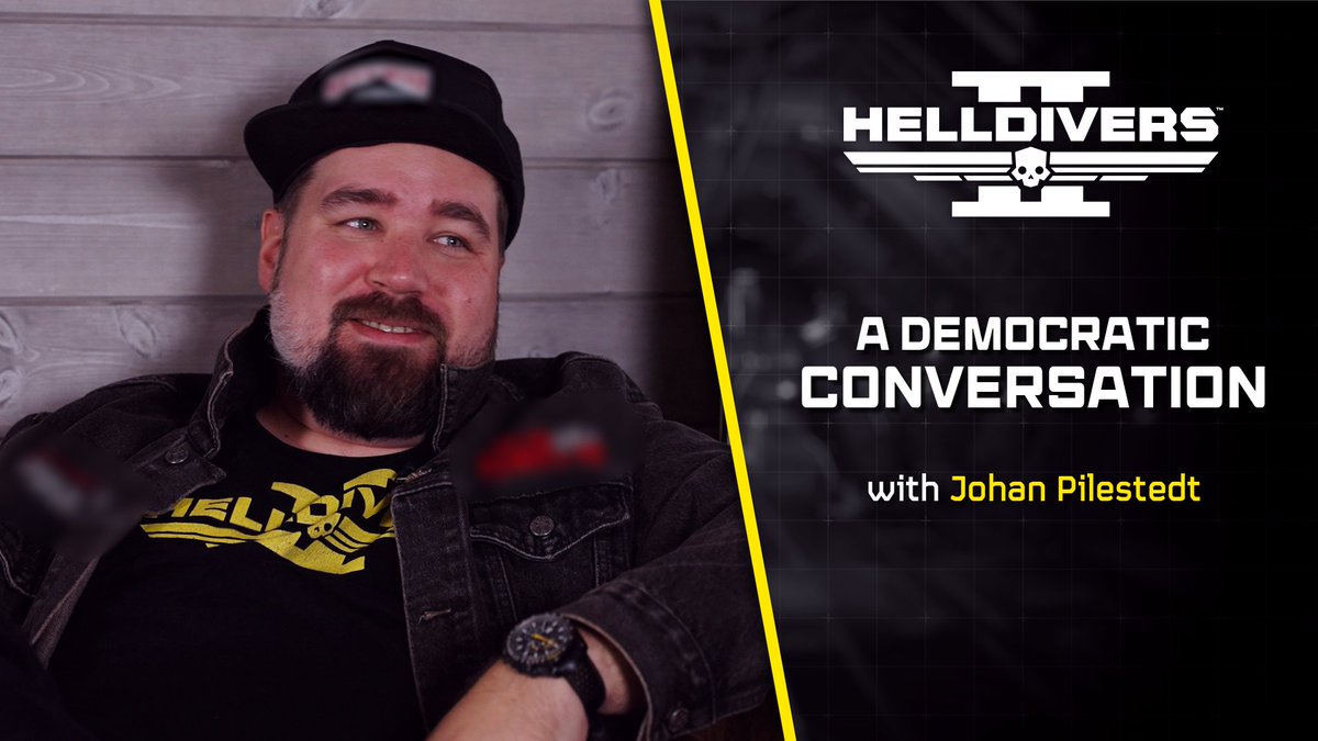 Helldivers, please join us for a Democratic Conversation with our CCO, Johan Pilestedt, as he answers your questions and discusses additional topics.