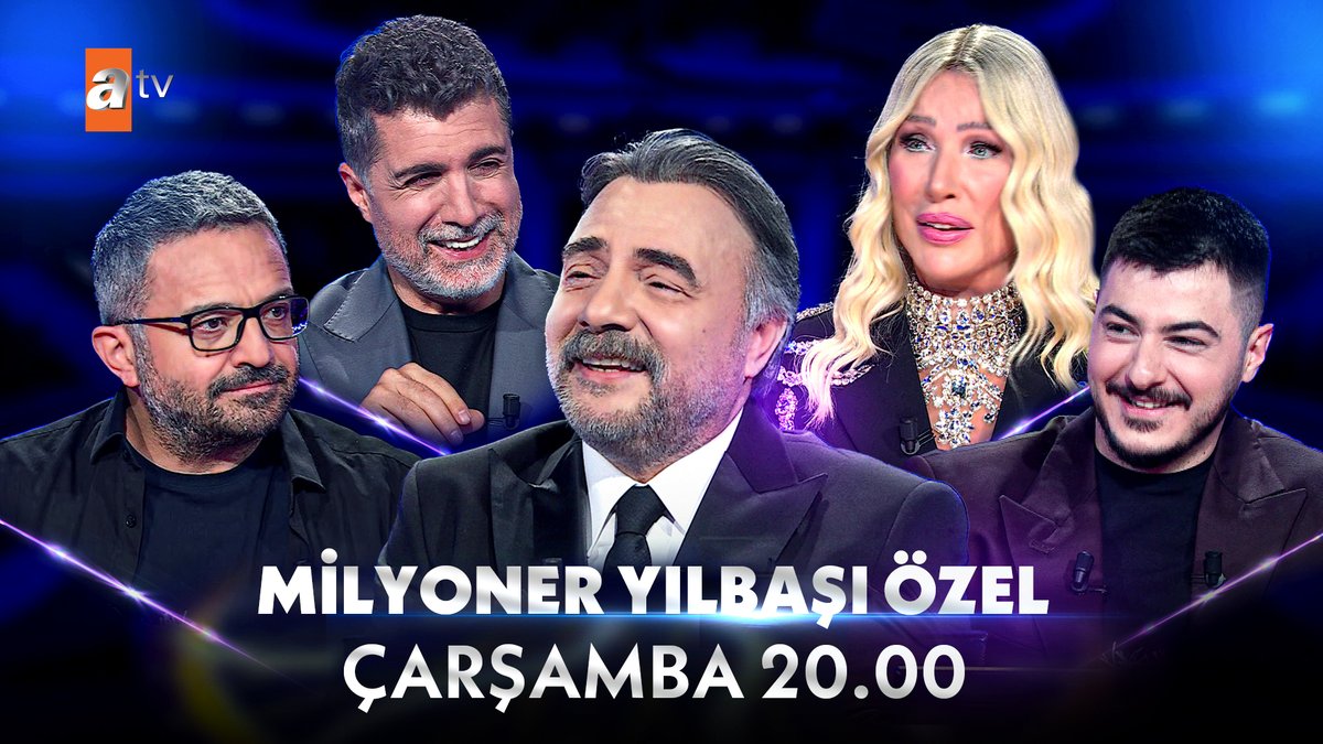Milyoner Yılbaşı Özel programına katılacak ünlüler belli oldu. • Semicenk • Seda Sayan • Ali Congun • Özcan Deniz
