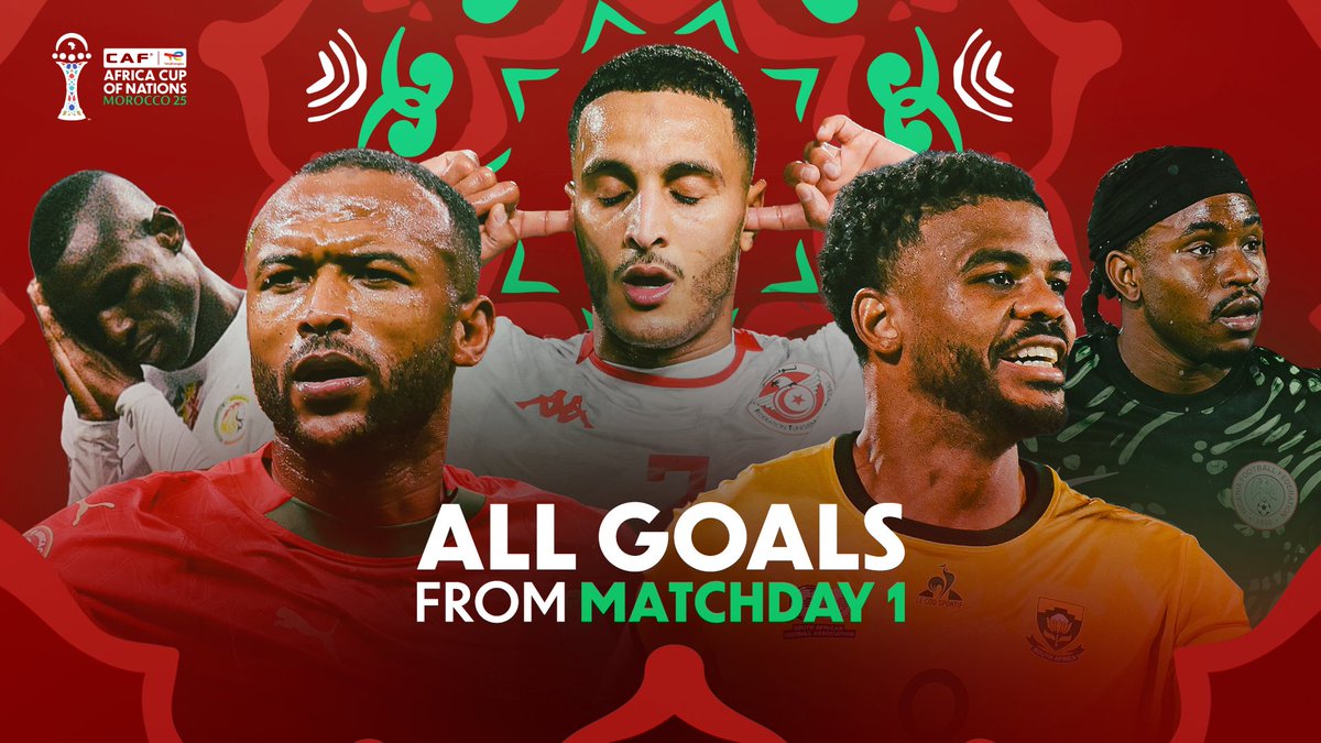 Every goal, every celebration from matchday 1, all for you by Danone 🤩 #TotalEnergiesAFCON2025