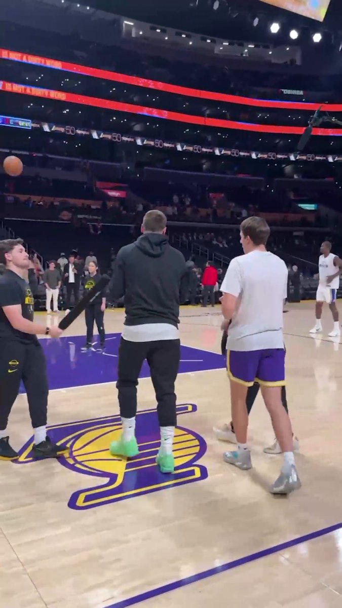 Austin Reaves hyping Luka up for some #NBAXmas 🎄 Watch Rockets-Lakers at 8 ET on ABC, ESPN and the ESPN App 🍿