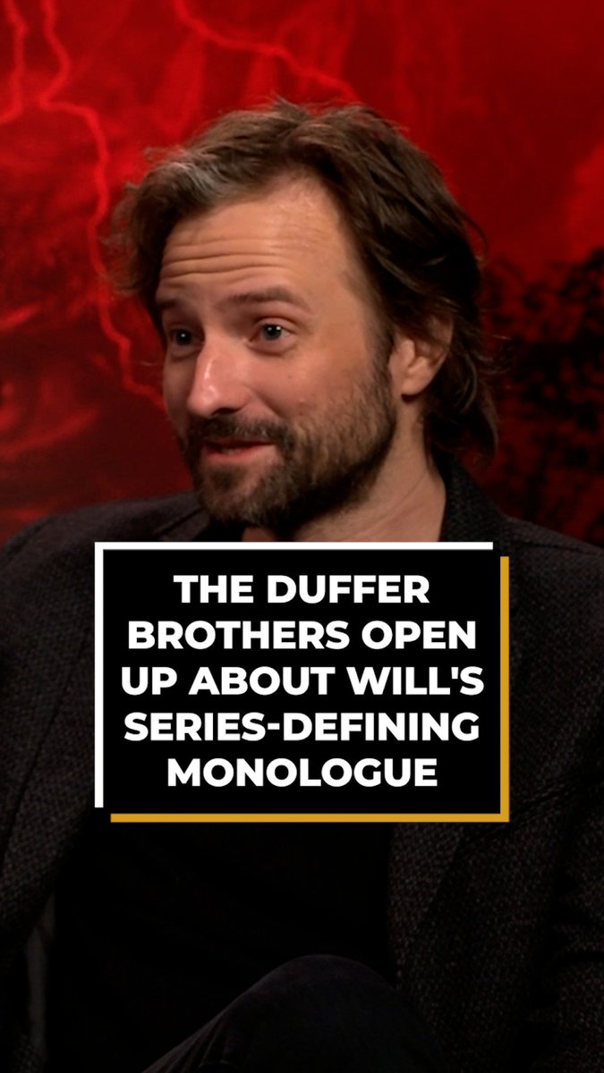 #TheDufferBrothers open up about Will's series-defining monologue. 🗯️