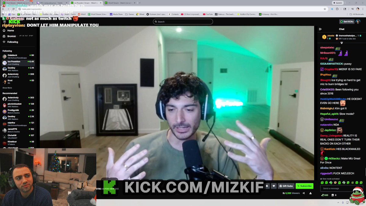 Kick Streamer Mizkif EXPOSES QTCinderella Was Furious About Amouranth’s Show and Finally Says What He’s Been Holding Back😱😳 ''QTCinderella one time was at my house and she cried like crazy when Amouranth announced that she's gonna have her own show and was crying and saying that this b*tch better f**king cancel the show and was screaming around my house ''