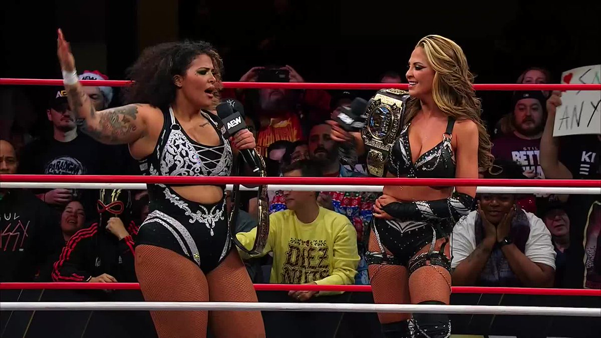 Bundle up for a Christmas Night story from the AEW Women's World Tag Team Champions, the Babes of Wrath! Watch #AEWCollision on TNT &amp; HBO Max