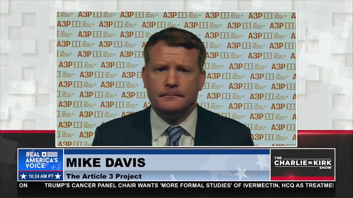 Important. Mike Davis 🇺🇸 Mike Davis 🇺🇸: The president has the constitutional &amp; statutory power and duty to protect our nation, INCLUDING REPELLING an INVASION. President Trump is WELL WITHIN his CONSTITUTIONAL AUTHORITY. Real America's Voice (RAV) Watch!