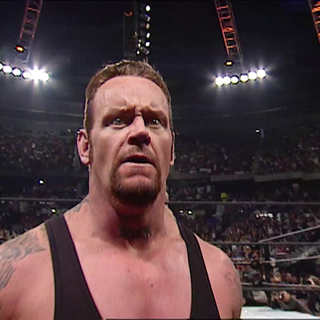 Probably the most important drop kick ever in wrestling history Both Undertaker and Maven sold the reactions very well 😂