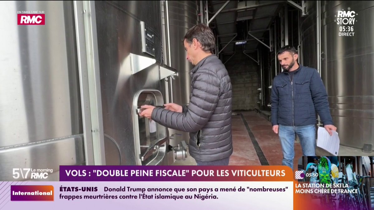 💰 Une histoire qui fait réagir... Celle de deux producteurs d'eau de vie soumis à une double peine Installés en Charente-Maritime, ils ont été victimes d'un vol l'an dernier. Et ils ont eu la mauvaise surprise de devoir payer, en plus, près de 85.000€ aux douanes #LeMorningRMC