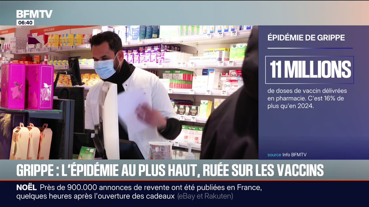 De plus en plus de Français se vaccinent contre la grippe