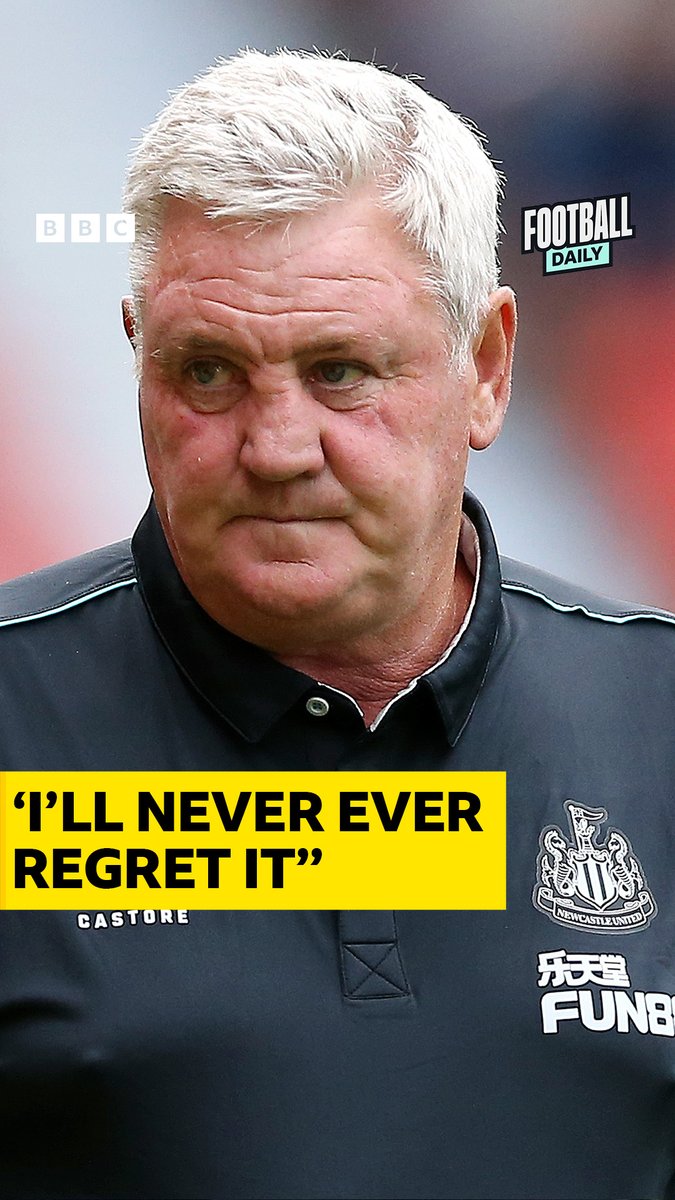 "Mike Ashley was very good to me" ⚫️⚪️ 🗣️ Steve Bruce says he’ll never regret his time in charge of Newcastle. #BBCFootball #NUFC