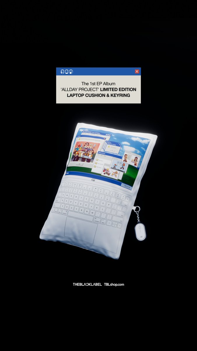 ALLDAY PROJECT The 1st EP Album 'ALLDAY PROJECT' LIMITED EDITION - LAPTOP CUSHION 🔗 TBLshop SHOP NOW : #ALLDAYPROJECT #ADP #올데이프로젝트 #TBLshop #티비엘샵 #더블랙공식온라인몰 #THEBLACKLABEL #더블랙레이블