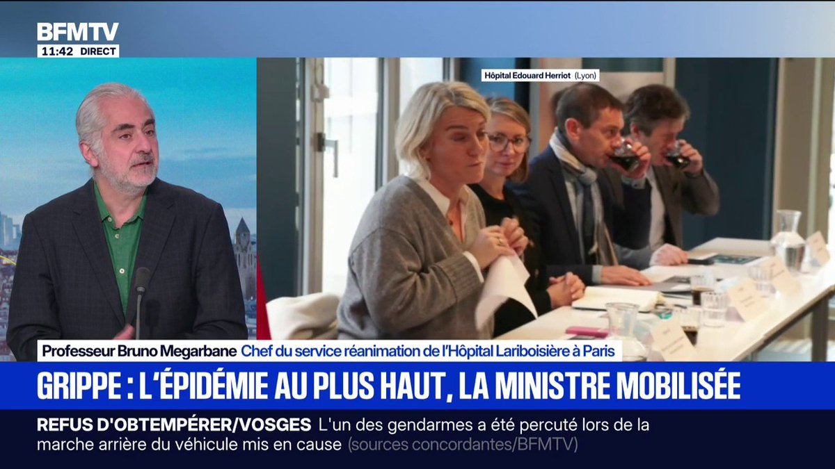 💬 "Il faut aider l'hôpital parce que nous sommes en difficulté" ➡️ Le chef du service réanimation de l'hôpital Lariboisière à Paris