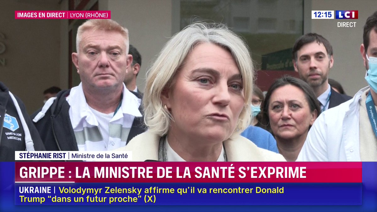 🔴 Épidémie de grippe : "On est en phase d'arriver au pic", Stéphanie Rist, ministre de la Santé