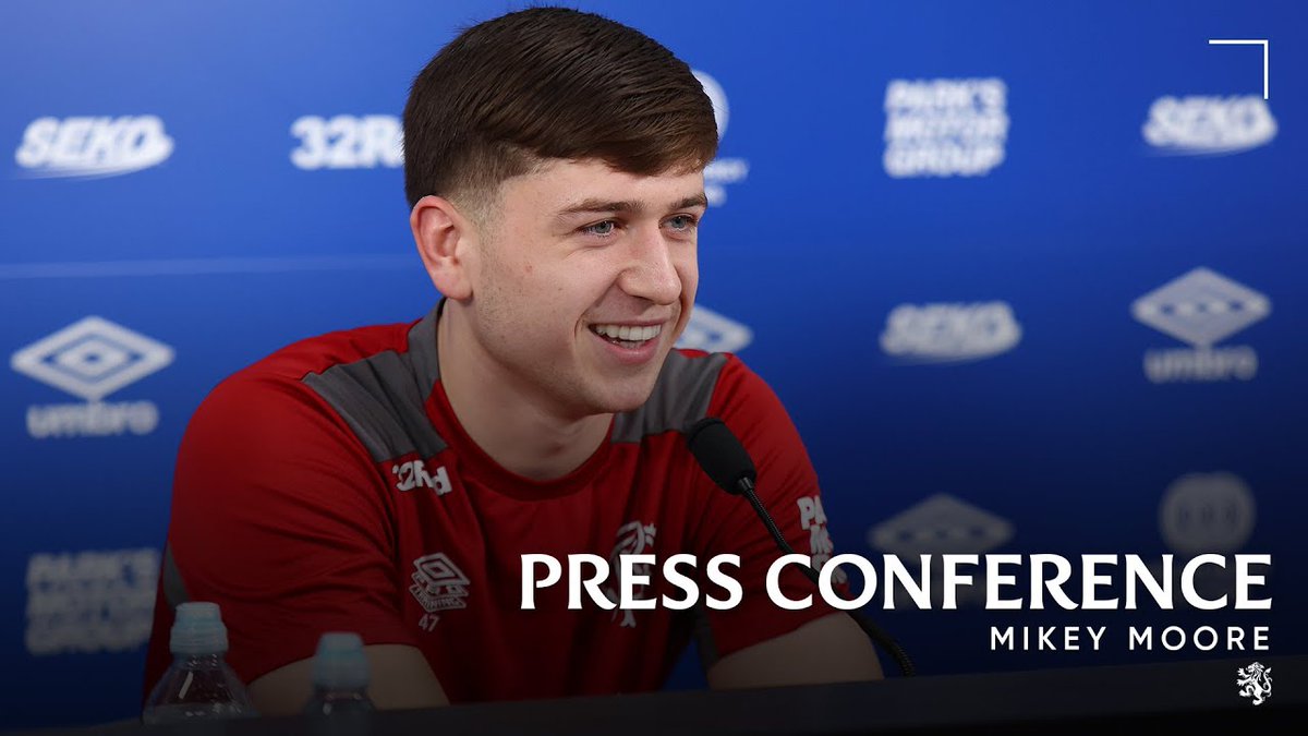 🎙️ Mikey Moore spoke to the media ahead of our match against Motherwell on Saturday.