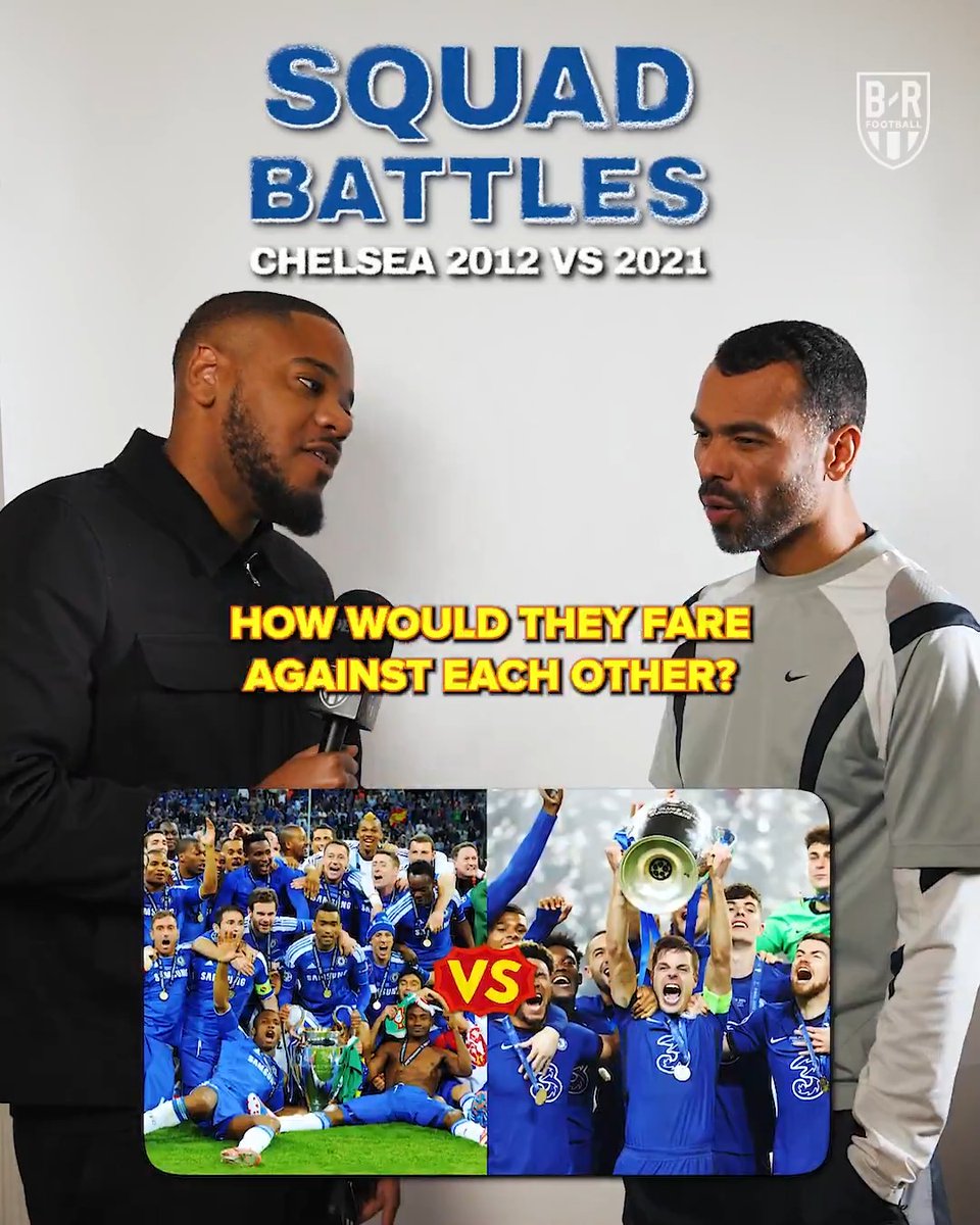 Joe Cole and Ashley Cole imagine if Chelsea’s two Champions League-winning sides faced off 🔵🏆