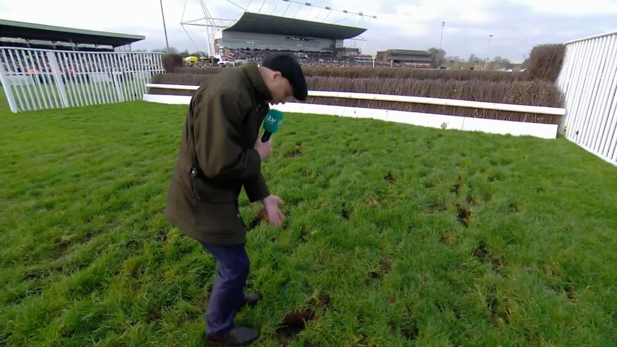 This is where Kitzbuhel took off at the last! 😱 SOME LEAP! 👏 #ITVRacing | Luke harvey