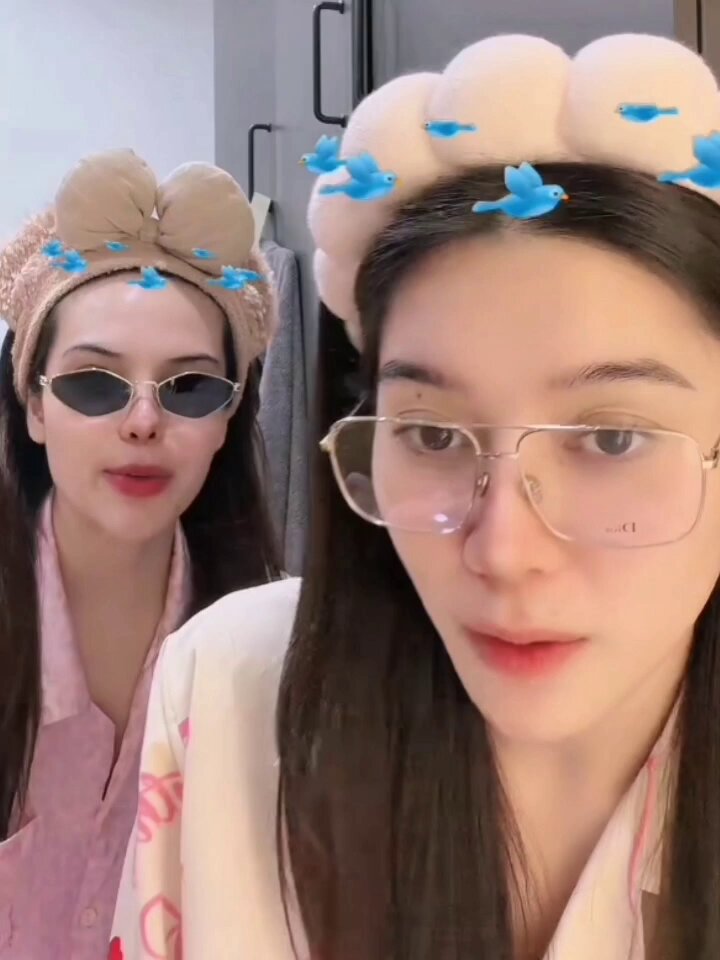 Mami of GL : "MiuLena" — she's back at it even after her eye surgery now listening to "yak krasib" lol 😳 #LMSY #ลูกหมีซอนญ่า #LenaMiu